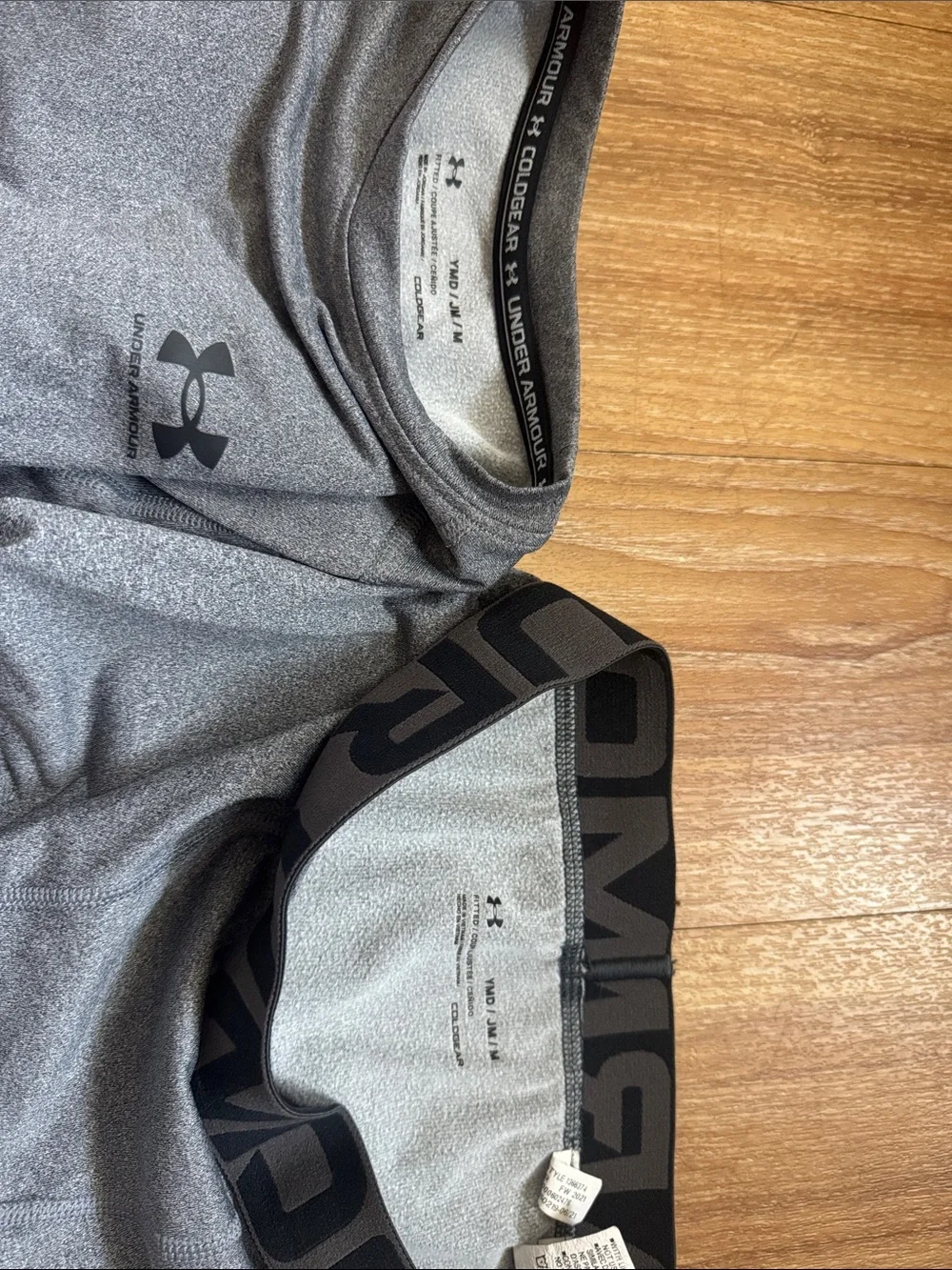 Under Armour ColdGear Compression Top and Leggings Set - Kids Medium